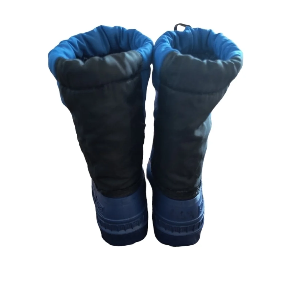 Sorel Blue/Black Winter Snow Boots With Removable Felt Lining Size 6